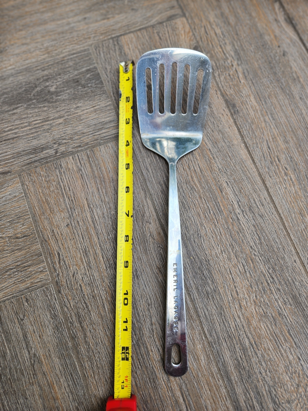 Stainless Steel Slotted Turner Spatula - Silver